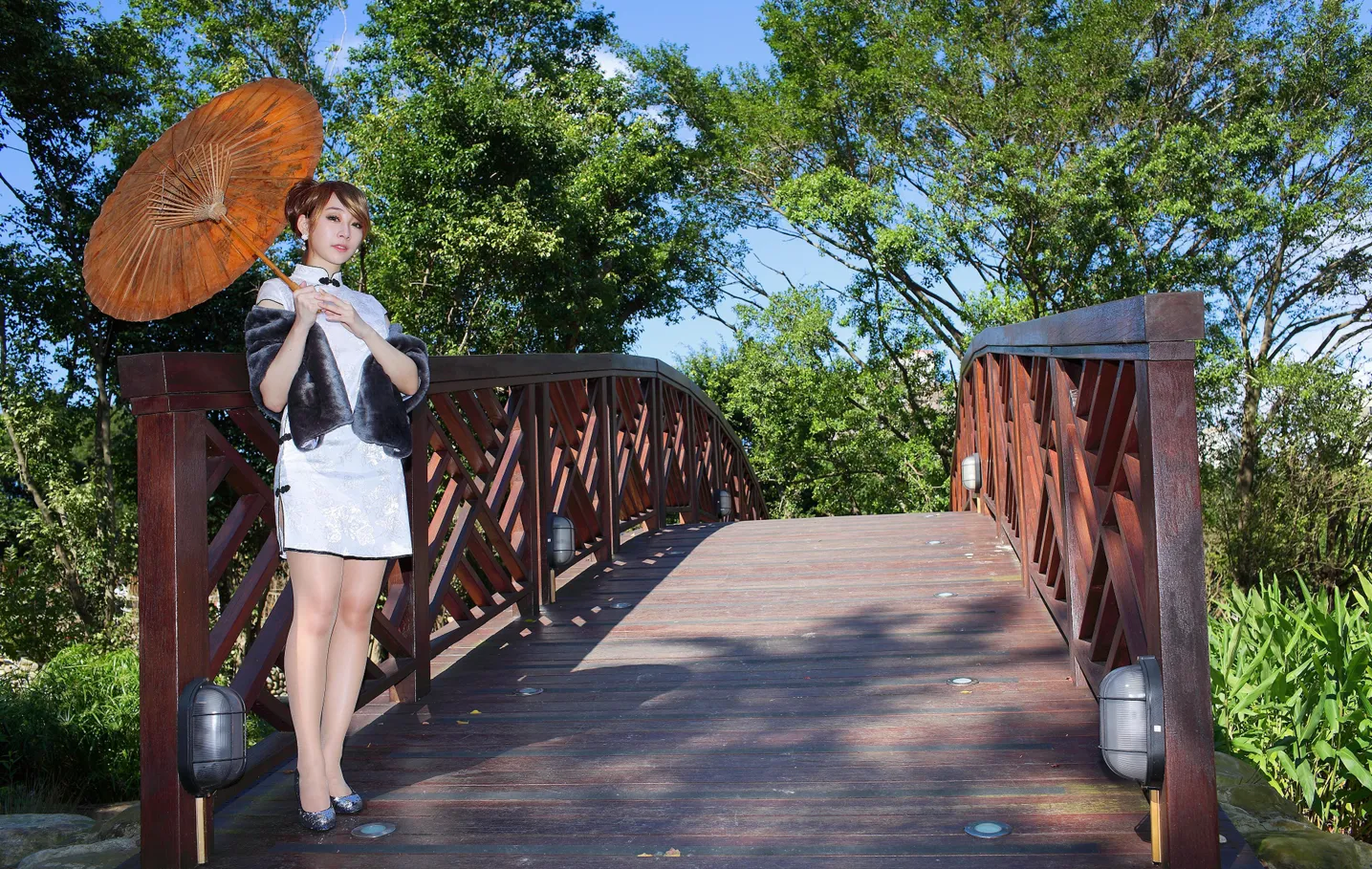 [Mzsock] NO.212 Xiaoyou short cheongsam, stockings, high heels and beautiful legs street photography#[78P]-24