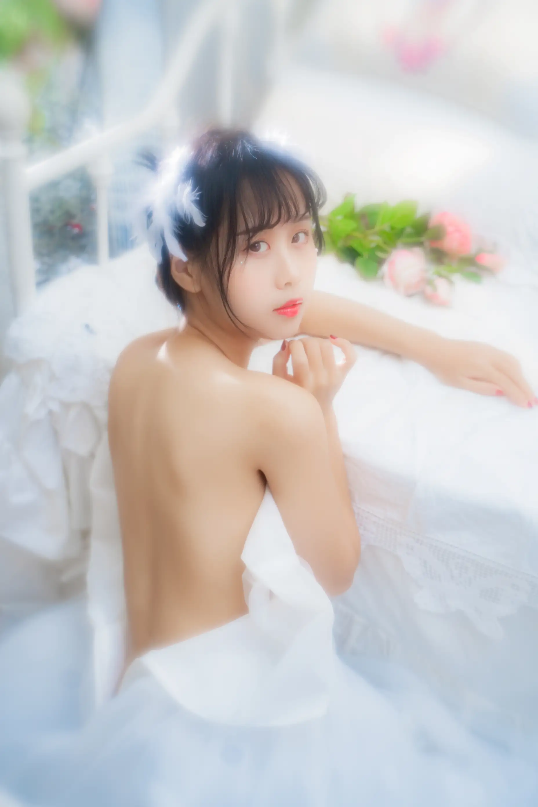 [YITUYU] 2022.05.28 Vol.1008 – Pure White Flower Marriage bud o0#[33P]-19